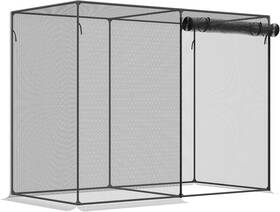 Aosom Llc Us845-795v01bk0131 6ft X 3ft 5ft Crop Cage Plant Protection Tent With Zippered Doors For Vegetable