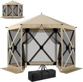 Us84c-721v00bg0131 Aosom Llc 10 X 11 Ft Pop Up Gazebo Screen Tent Outdoor Portable Instant Camping Canopy Sc
