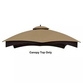 Apex Garden 313039889813 Replacement Canopy Top For 10 Ft. X 12 Gazebo Beige / Cream