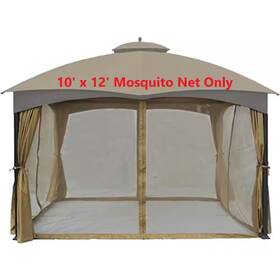 Apex Garden 705353111945 Universal 10 Ft. X 12 Gazebo Replacement Mosquito Netting Net