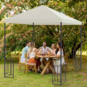 07top004-9.7-w07 Apluschoice 1 Tier 297x297cm Gazebo Canopy Top Cover Replacement Patio Outdoor Garden Yard