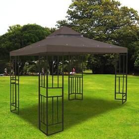 07top005-11.5t-10 Apluschoice 11.4x11.4ft Gazebo Top Replacement Canopy Patio Pavilion Sunshade Polyester Cover
