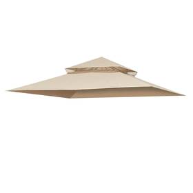 07top010-10twp-01.v1 Apluschoice Aplus 10.6ftx10.6ft Gazebo Top Replacement For Customized Model Patio Light Beige