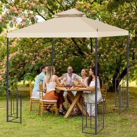 07top011-10twp-01.v2 Apluschoice 10ftx10ft Gazebo Top Canopy Replacement Water Resistant Pavilion Sunshade Cover