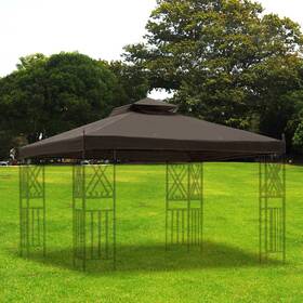 07top014-1210-10.v1 Apluschoice 359x299cm Gazebo Canopy Top Replacement Water Resistant Patio Cover