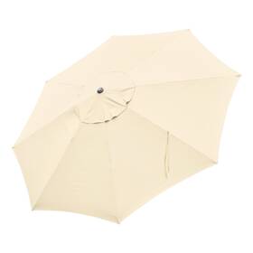 07umc001-13ft-01 Apluschoice Outdoor Patio Umbrella Canopy Top Cover Replacement Beige Fit 13ft 8-rib
