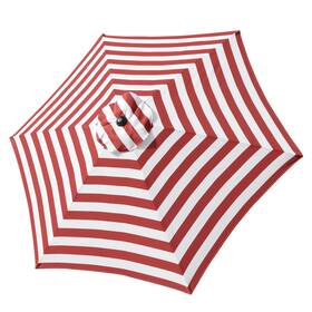 07umc002-9ft6r-0207 Apluschoice 9 Ft Patio Umbrella Replacement Canopy Market Table Top Sunshade Cover Garden