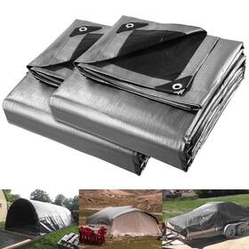 10-mil Apluschoice 767571295692 2 Pack 20x24 Ft Waterproof Poly Tarp Heavy Duty Protect Cover Tarpaulin