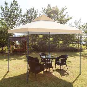 A-07-003-005-top Apluschoice Uv30 12x12 Ft Gazebo Top Replacement 2 Tier Outdoor Canopy Cover Patio Garden