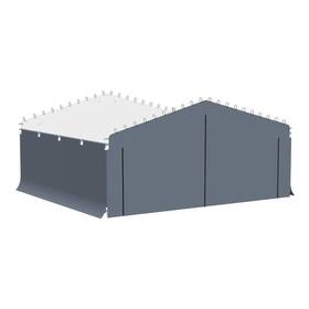 10183 Arrow Canopy Parts With Accessory 20 Ft. X Fabric Carport Gray 1-pack