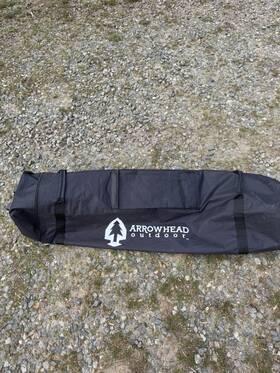 Arrowhead Outdoor 711478225913 Pop Up Canopy Tent Black Bag With Wheels 48 Inch X8.5