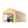 Aw10007yw Costway Ft Steel Carport Car Canopy Shelter Sidewalls 473514995812