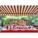 Aw10x8mstrre19 Vbn S Aleko Retractable Patio Awning 10 X 8ft 3m 2m Multi Stripe Red Awnings 013964716498