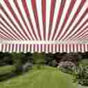 Aw10x8rwstr05 Aleko Retractable Patio Awning 10 X 8 Ft Deck Sunshade Red And White Stripe 013964716146