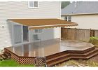 Aw12x10sand31-hd Aleko Patio Retractable Awning Resistant Flexible Pitch 0091037442406