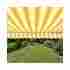 Aw12x8msrty315 Aleko Outdoor Retractable Deck Awning 12x10 Patio Sunshade Multistripes Yellow 013964716757
