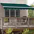 Aw13x10green39-wm Aleko Awnings For Patio Retractable 13 X 10 Solid Green Manual