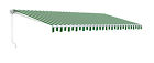 Aw13x10greenwhite-aa Aleko Retractable Patio Awning