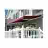 Aw13x8burg37 Aleko Outdoor Retractable Deck Awning 13 X 8 Patio Sunshade Canopy Burgundy 013964716436
