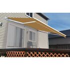 Aw6.5x5sand31 Aleko Retractable Patio Awning 6.5 X 5 Ft Deck Sunshade Sand Color 649870021007