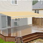 Awm12x10ivory29 Aleko Retractable Patio Awning Cream Ivory 655222808325