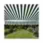 Awm13x10gwstr00 Aleko Motorized Retractable Patio Awning 13x10 Green White Stripe Color 013964831801
