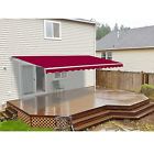 Awm20x10burgundy Aleko Retractable Motorized Patio 013964831658