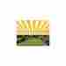 Awm20x10msyl Unassigned Aleko 20 X 10 Feet Motorized Retractable Patio Awning Multi Stripes Yellow 013964954678
