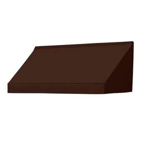 3020743 Awnings In A Box Manually Retractable 6ft 26.5 Inch Projection Aluminum Frame Cocoa