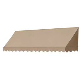 Awnings In A Box 313102948966 8 Ft. Traditional Manually Retractable Awning 26.5 Inch Projection Sand