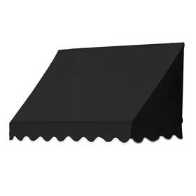 Awnings In A Box 705353651465 4 Ft. Traditional Manually Retractable Awning 26.5 Inch Projection Ebony