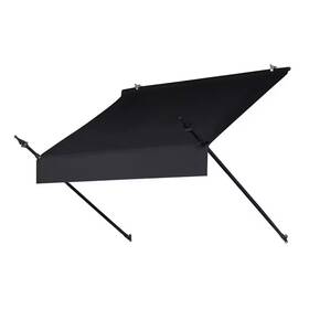 Awnings In A Box 744110312201 4 Ft. Designer Manually Retractable Awning 36.5 Inch Projection Ebony New
