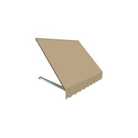 Awntech 731478149983 6.38 Ft. Dallas Retro Window And Entry Awning Tan - 24 X 42 Inch