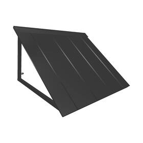 Awntech 731478864169 3 Ft. Houstonian Standing Seam Metal Door/window Awning Fixed Outdoor Canopy