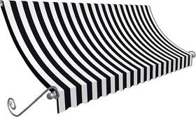 Ch21-az-4kw Awntech 4 Ft. Charleston Scrolled Arm Door/window Awning Fixed Canopy