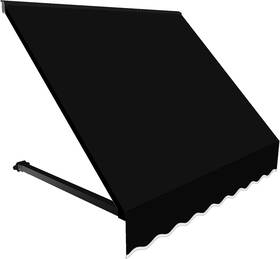 Er23-az-8k Awntech 8 Ft. Dallas Retro Open-sided Slope Door/window Awning Fixed Canopy