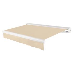 Fcl16-bp-t Awntech 16ft X 10ft Full Cassette Left Motor Motorized Patio Retractable Awning Tan