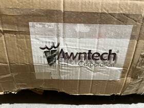 H23-8brz Awntech Houstonian 104 X 24 36 In Bronze Heavy-duty Metal Standing Seam Awning