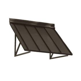H23-at-8brz Awntech Fixed Awning 24 Inch Hx104 Wx36 D Water Resistant Bronze Brown Metal Standing