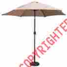 B000e17bio 636b19 Tropishade Patio Deck Pool Yard Beach Shade Umbrella Sun Canopy Outdoor Furniture Beige New