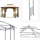 B0747vl6m4 Replacement Canopy For The Newport Octagon Gazebo Patio 717964054344