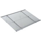 B70019 Outsunny Polycarbonate Patio Door Awning Transparent 842525105163