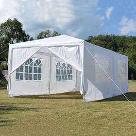 905443 Backyard Expressions Patio Home Garden Easy Up Popup Tent Camping Gazebo