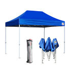 Bas08rb Eurmax Ez Pop Up Canopy Blue Commercial Event 8673952945266