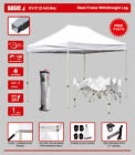 Basic Eurmax New 8x12 Ez Pop Up Commercial Canopy Gazebo Tent Marquee With Carry Bag-white 990412726431