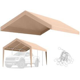 Beefull 798038401561 10ftx20ft Canopy Replacement Cover Carport For Car Garage
