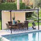 Belham Living Pergola Patio Shade Canopy And Gazebos Retractable Sun Roof Cover On Sale Screen 670550484492