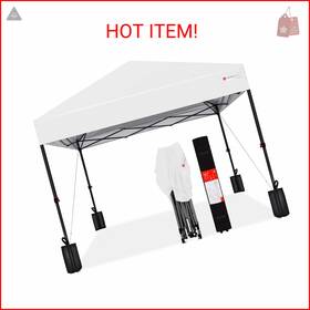 Best Choice Products 313043031055 10x10ft 1-person Setup Pop Up Canopy Tent Instant Portable