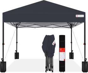 Sky5764 Best Choice Products 10x10ft 1-person Setup Pop Up Canopy Tent Instant Portable