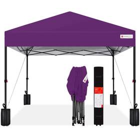 Sky7817 Best Choice Products Pop Up Canopy Portable Tent 10ft X Amethyst Purple Easy Setup